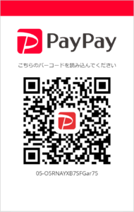 ニコニコ振込用QRコード